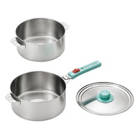 燕熟の技 ハンドル着脱式鍋18cm＆20cmセット EJQ-1000【沖縄県・離島 配送不可】