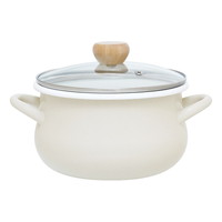 ストクック IH対応ホーロークッキングポット20cm グレー RB-3247【沖縄県・離島 配送不可】