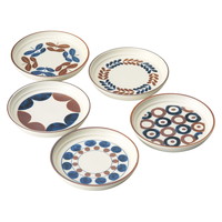 レトロモダン プレート5枚組 TSM7474【沖縄県・離島 配送不可】