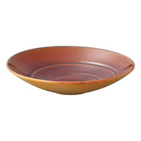 信楽焼 Deepbreath 10インチボウル キャラメル DB-7c【沖縄県・離島 配送不可】