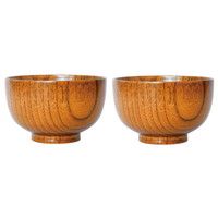 山中塗 食洗機対応 木製 京型汁椀2Pセット【沖縄県・離島 配送不可】