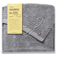 今治極選 魔法の糸 バスタオル グレー GMA-501 GY【沖縄県・離島 配送不可】