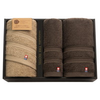 愛媛今治 ホテル仕様タオル フェイス2P・ゲストタオル1P 65455【沖縄県・離島 配送不可】