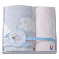 天使のふわもこ ふわふわひつじのかくれんぼ フェイス1P･タオルハンカチ1P FH-515【沖縄県・離島 配送不可】