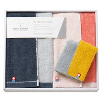 DAILYPRAIRIE リバーシブル フェイスタオル2P･タオルハンカチ1P COREV-0300【沖縄県・離島 配送不可】