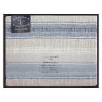 JOGAN GAUZE リネン重ね織りガーゼケット ブルー JGRK-1000 BL【沖縄県・離島 配送不可】