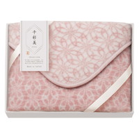 千彩美 七宝 ひざ掛け ピンク KHL-540 PI【沖縄県・離島 配送不可】