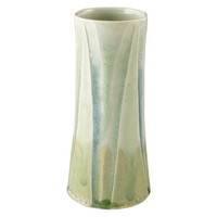 京焼・清水焼 灰釉ソギ 花入 VDH102【沖縄県・離島 配送不可】