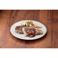 デリシャエール 焼けてるサーロインステーキ