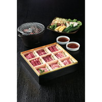 黒毛和牛・黒豚焼肉用詰合せ御膳 希少80g×3/80g×6