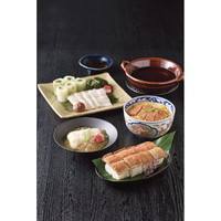 日本料理店の鱧しゃぶと鱧料理詰合せ