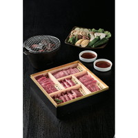 黒毛和牛 焼肉用セット御膳 160×4/80×1