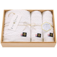 今治小町 白無垢II バス・フェイスタオルセット【北海道・沖縄県・離島 配送不可】
