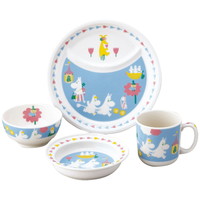 ムーミン お子様食器4ピースセット【北海道・沖縄県・離島 配送不可】