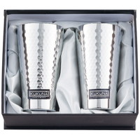 ククナ ステンレスタンブラー350ml2客セット(ミラー、槌目仕上げ)【北海道・沖縄県・離島 配送不可】