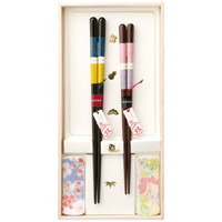 一双 百福桐箱 箸置付夫婦箸 有馬【北海道・沖縄県・離島 配送不可】