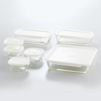 ハリオ 耐熱ガラス製保存容器7点セット【北海道・沖縄県・離島 配送不可】