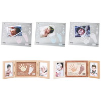 フォトデコム メモリアルフォトフレーム手形足形フレーム＜お仕立て券＞［北海道・沖縄県・離島 配送不可］