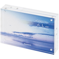 アクリル製マグネットフレーム ﾌ-ACM-L［北海道・沖縄県・離島 配送不可］