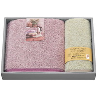 ココチエナ バス・フェイスタオルセット CE3081［北海道・沖縄県・離島 配送不可］