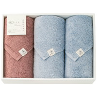 糸屋のタオル ハーフバス・フェイスタオルセット GP-BGFF-060-BT［北海道・沖縄県・離島 配送不可］