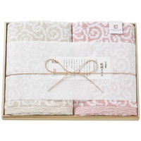 今治謹製 紋織タオル バスタオル2枚セット IM7750PI（ピンク）［北海道・沖縄県・離島 配送不可］