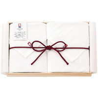 今治ガーゼタオル フェイス・ウォッシュタオルセット［北海道・沖縄県・離島 配送不可］