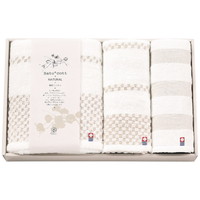 ナチュコット 甘撚りタオルセット NAT-300［北海道・沖縄県・離島 配送不可］