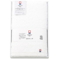 ふわリッチ 無撚糸バスタオル(ホワイト)［北海道・沖縄県・離島 配送不可］