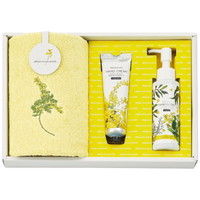 ミアミモザ ウォッシュタオル＆コスメセット MMC10451C（クリーム）［北海道・沖縄県・離島 配送不可］