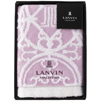 ランバンコレクション フェイスタオル 22709-23620-601（パープル）［北海道・沖縄県・離島 配送不可］