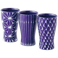 波佐見焼 琉璃 smartカップトリオ［北海道・沖縄県・離島 配送不可］