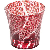 手づくり切子タンブラー KRI-50R（ルビーレッド）［北海道・沖縄県・離島 配送不可］