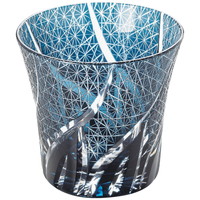 手づくり切子タンブラー KRI-50B（インディゴブルー）［北海道・沖縄県・離島 配送不可］