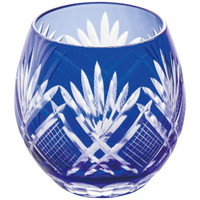 手づくり切子フリーグラス KRF-50B（コバルトブルー）［北海道・沖縄県・離島 配送不可］