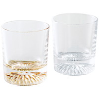 紀州塗 オールドグラスペアセット ゴールド＆シルバー［北海道・沖縄県・離島 配送不可］