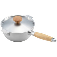 アイカタ 両口ステンレス雪平鍋18cm［北海道・沖縄県・離島 配送不可］