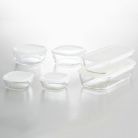 ハリオ 耐熱ガラス製保存容器6点セット［北海道・沖縄県・離島 配送不可］