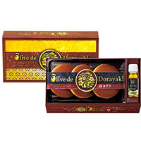 2セットでお届け 和菓匠菴 「オリーブ de どら焼き」Premium【あずき】【北海道・沖縄県・離島 配送不可】