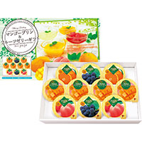 5セットでお届け マンゴープリン&フルーツゼリー【北海道・沖縄県・離島 配送不可】