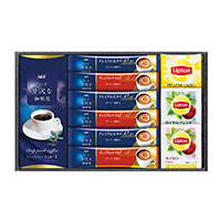 2セットでお届け 〈AGF＆リプトン〉 珈琲・紅茶セット【北海道・沖縄県・離島 配送不可】