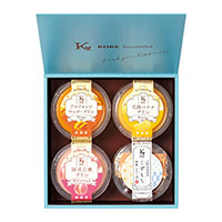 5セットでお届け 神戸シュクレテ フルーツプリン・くずもち詰合せ【北海道・沖縄県・離島 配送不可】