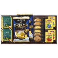 ドリップコーヒー＆セイロンティーと3種類のクッキー詰合せ KDR-20【北海道・沖縄県・離島 配送不可】
