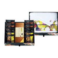 匠菴謹製 ミニたんす御進物 「ほまれ」かすてぃら＆今治産たおる HMKF-EJ4【北海道・沖縄県・離島 配送不可】