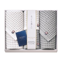 今治 ワッフルソフト タオルセット IWT88400【北海道・沖縄県・離島 配送不可】