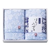 触れる和 はなみずき フェイスタオル2P HN-8820【北海道・沖縄県・離島 配送不可】