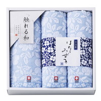 触れる和 はなみずき タオルセット HN-8825【北海道・沖縄県・離島 配送不可】