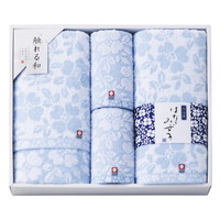 触れる和 はなみずき タオルセット HN-8880【北海道・沖縄県・離島 配送不可】