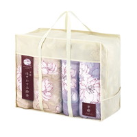 京都 洛中かすみ捺染 肌布団2P&敷パット2P KSG13500【北海道・沖縄県・離島 配送不可】