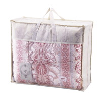 ウール50％入り 日本製合掛けふとん ピンク NW-150【北海道・沖縄県・離島 配送不可】